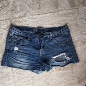 Womens Boyfriend Style Jean Shorts SUPER COMFY SOFT